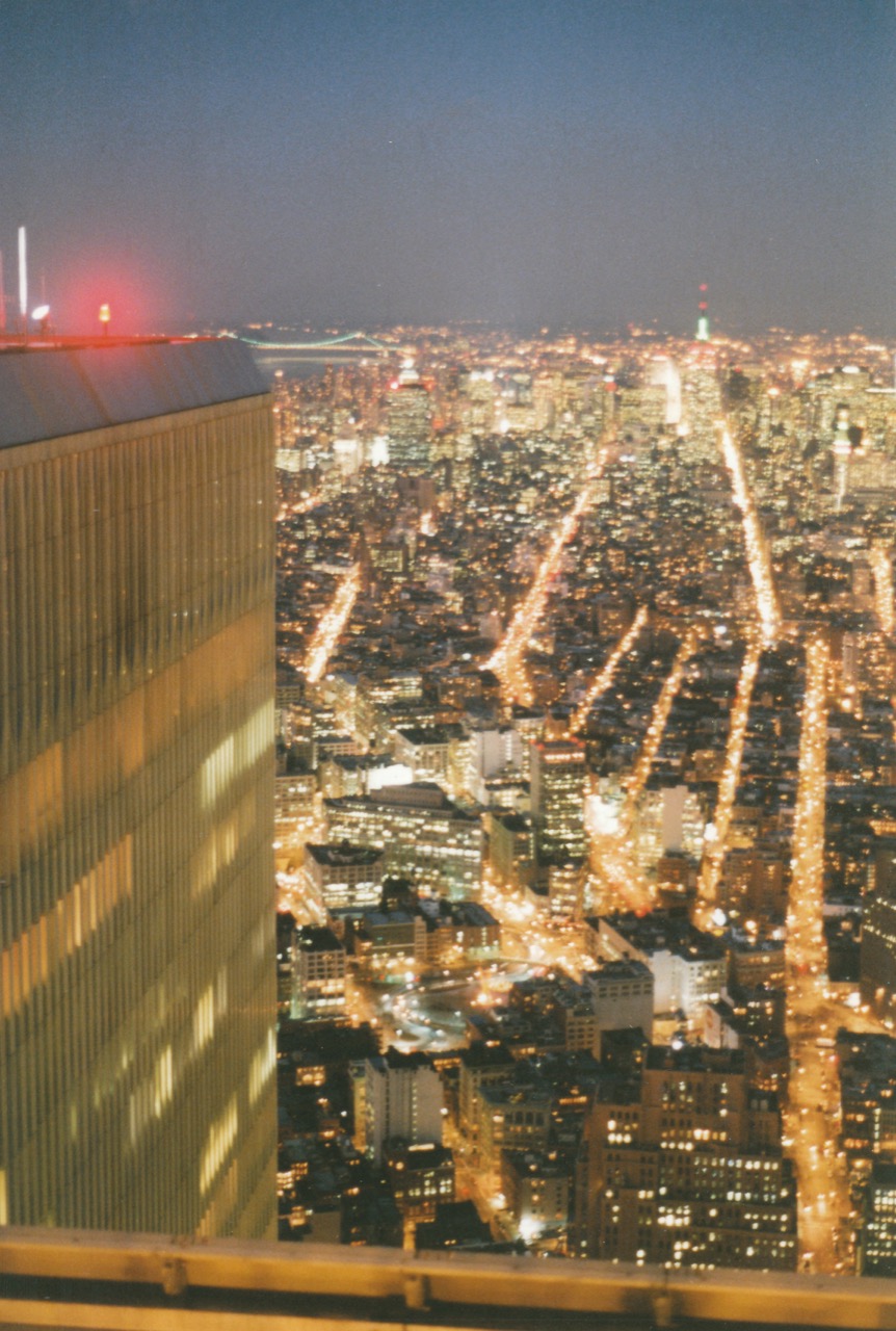 North Tower from the South Tower observation deck, December 1998